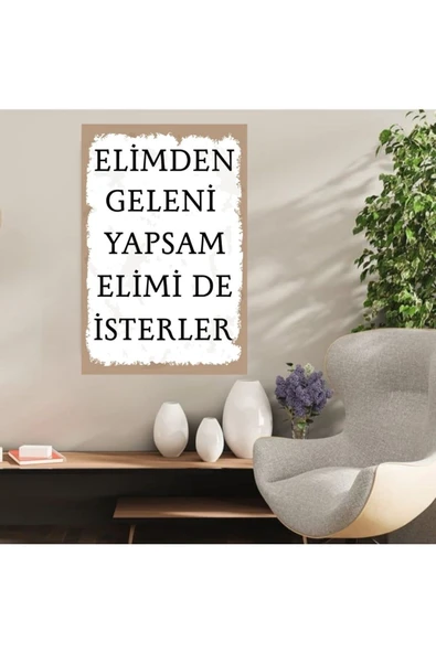 DURUSOY Ahşap Retro Mdf Poster , Komik Sözler , Duvar Yazıları , Manzara ,  Tarih , Edebiyat - Tbl0295