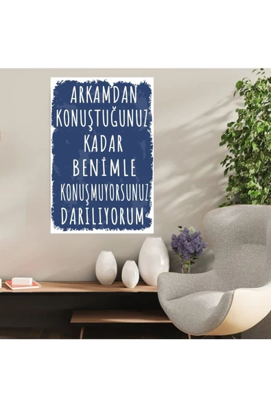 DURUSOY Ahşap Retro Mdf Poster , Komik Sözler , Duvar Yazıları , Manzara ,  Tarih , Edebiyat - Tbl0294 ürün görseli