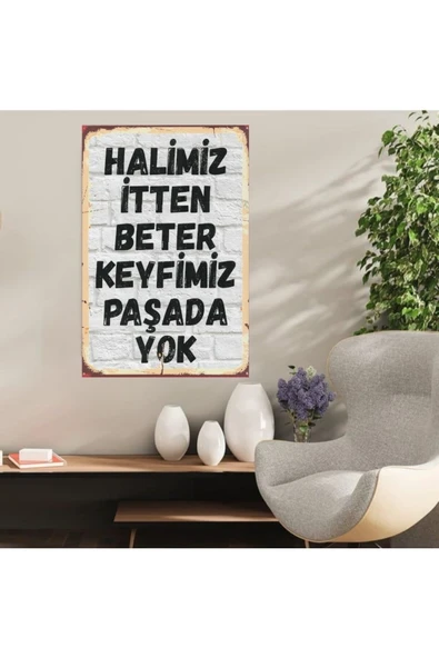 DURUSOY Ahşap Retro Mdf Poster , Komik Sözler , Duvar Yazıları , Manzara ,  Tarih , Edebiyat - Tbl0341 ürün görseli