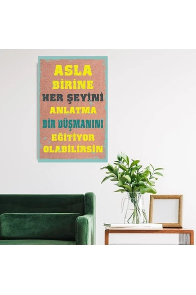 DURUSOY Ahşap Retro Mdf Poster , Komik Sözler , Duvar Yazıları , Manzara ,  Tarih , Edebiyat - Tbl0374 - Resim 2