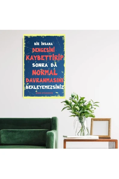 DURUSOY Ahşap Retro Mdf Poster , Komik Sözler , Duvar Yazıları , Manzara ,  Tarih , Edebiyat - Tbl0371 - 2