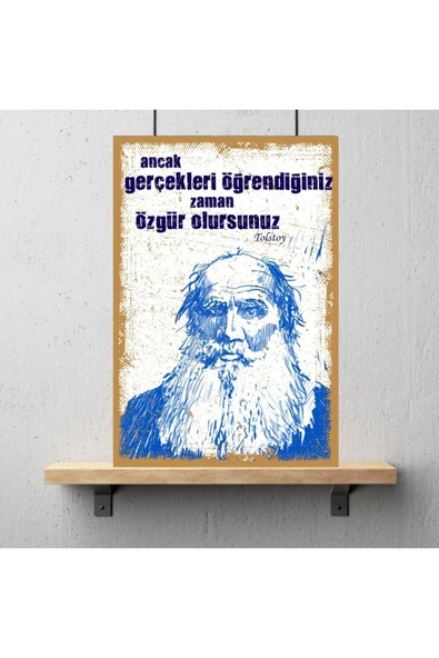 DURUSOY Ahşap Retro Mdf Poster , Komik Sözler , Duvar Yazıları , Manzara ,  Tarih , Edebiyat - Tbl0439 - Resim 3