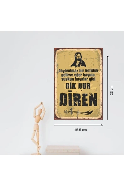 DURUSOY Ahşap Retro Mdf Poster , Komik Sözler , Duvar Yazıları , Manzara ,  Tarih , Edebiyat - Tbl0413 - Resim 4