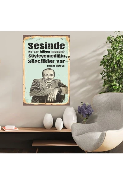 DURUSOY Ahşap Retro Mdf Poster , Komik Sözler , Duvar Yazıları , Manzara ,  Tarih , Edebiyat - Tbl0430 ürün görseli
