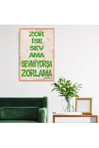 DURUSOY Ahşap Retro Mdf Poster , Komik Sözler , Duvar Yazıları , Manzara ,  Tarih , Edebiyat - Tbl0448 - Resim 2