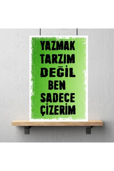 DURUSOY Ahşap Retro Mdf Poster , Komik Sözler , Duvar Yazıları , Manzara ,  Tarih , Edebiyat - Tbl0386 - 3