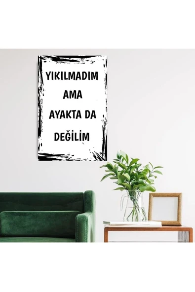 DURUSOY Ahşap Retro Mdf Poster , Komik Sözler , Duvar Yazıları , Manzara ,  Tarih , Edebiyat - Tbl0335 - 2