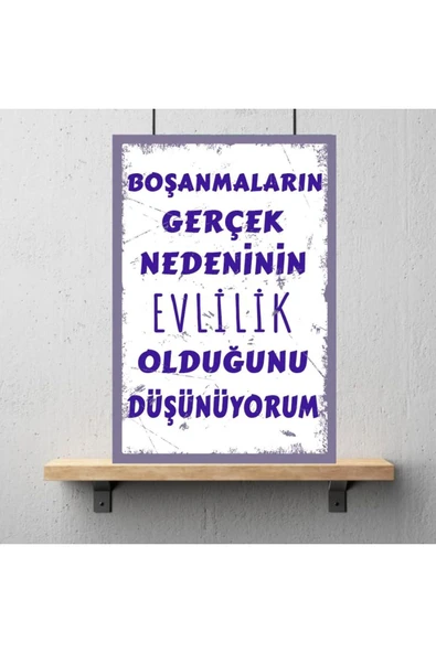 DURUSOY Ahşap Retro Mdf Poster , Komik Sözler , Duvar Yazıları , Manzara ,  Tarih , Edebiyat - Tbl0287 - Resim 3