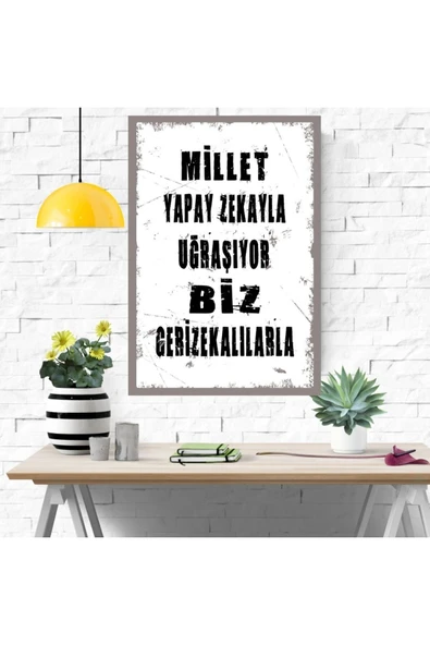 DURUSOY Ahşap Retro Mdf Poster , Komik Sözler , Duvar Yazıları , Manzara ,  Tarih , Edebiyat - Tbl0299 - Resim 4