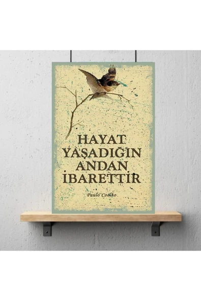DURUSOY Ahşap Retro Mdf Poster , Komik Sözler , Duvar Yazıları , Manzara ,  Tarih , Edebiyat - Tbl0171 - 3