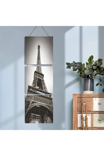 DURUSOY Ahşap Katlanabilir 3Lü Tablo - Tbl0072 ürün görseli