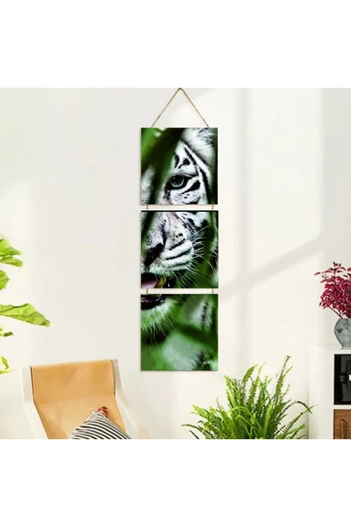 DURUSOY Ahşap Katlanabilir 3Lü Tablo - Tbl0038 - Resim 2