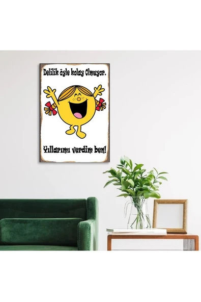 DURUSOY Ahşap Retro Mdf Poster , Komik Sözler , Duvar Yazıları , Manzara ,  Tarih , Edebiyat - Tbl0133 - Resim 2