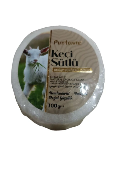 Purlaive Keçi Sütlü Sünger Sabun 100 gr