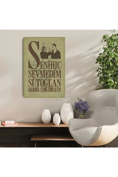 DURUSOY Ahşap Retro Mdf Poster , Komik Sözler , Duvar Yazıları , Manzara ,  Tarih , Edebiyat - Tbl0151 ürün görseli