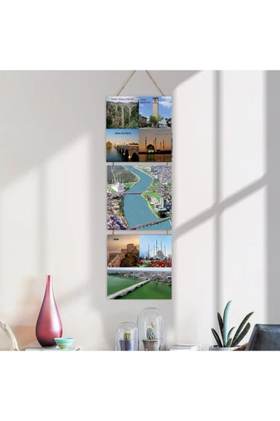 DURUSOY Ahşap Katlanabilir 3Lü Tablo - Tbl0007 - Resim 4