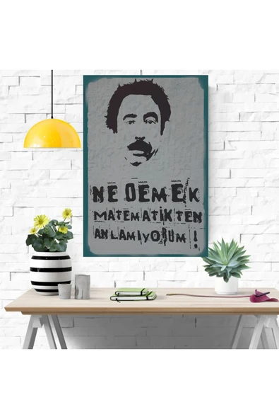 DURUSOY Ahşap Retro Mdf Poster , Komik Sözler , Duvar Yazıları , Manzara ,  Tarih , Edebiyat - Tbl0160 - 4