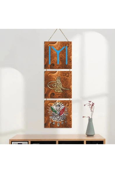 DURUSOY Ahşap Katlanabilir 3Lü Tablo - Tbl0071 - Resim 3