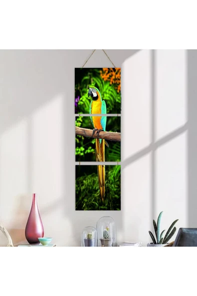 DURUSOY Ahşap Katlanabilir 3Lü Tablo - Tbl0028 - Resim 4