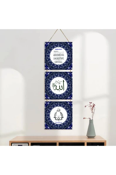 DURUSOY Ahşap Katlanabilir 3'Lü Tablo - tbl00001 - Resim 3