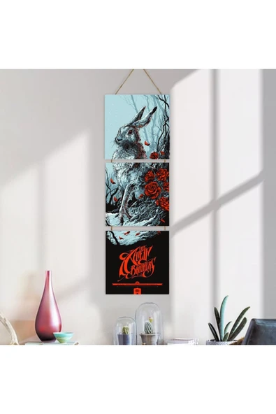 DURUSOY Ahşap Katlanabilir 3Lü Tablo - Tbl0010 - Resim 3