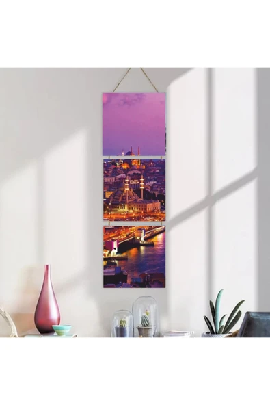 DURUSOY Ahşap Katlanabilir 3Lü Tablo - Tbl0102 - Resim 4