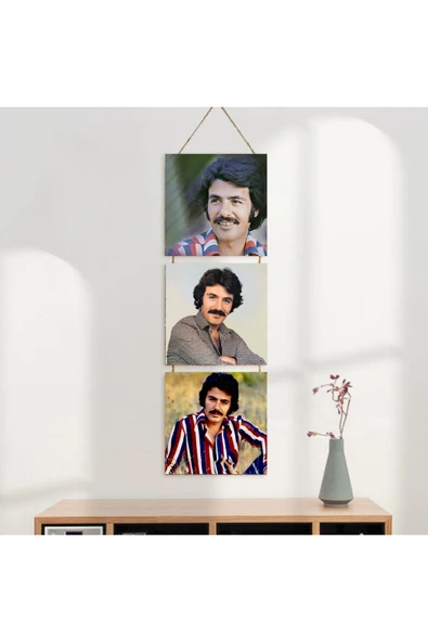 DURUSOY Ahşap Katlanabilir 3Lü Tablo - Tbl0068 - Resim 3