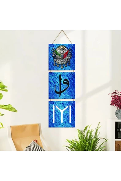 DURUSOY Ahşap Katlanabilir 3'Lü Tablo - tbl00002 - Resim 2