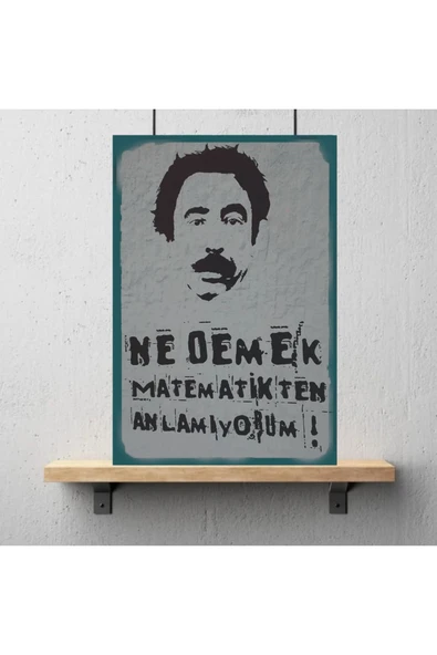 DURUSOY Ahşap Retro Mdf Poster , Komik Sözler , Duvar Yazıları , Manzara ,  Tarih , Edebiyat - Tbl0160 - 3