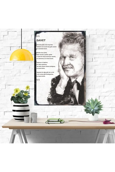 DURUSOY Ahşap Retro Mdf Poster , Komik Sözler , Duvar Yazıları , Manzara ,  Tarih , Edebiyat - Tbl0141 - Resim 4