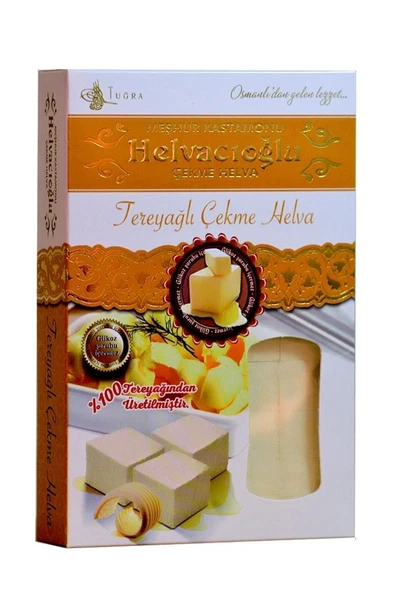 Helvacıoğlu ( Tümüyle %100 Tereyağlıdır.) Kastamonu Tereyağlı Çekme Helva 280gr Helva Şekerleme Tatlı - 2