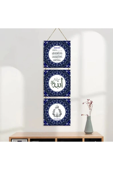 DURUSOY Ahşap Katlanabilir 3Lü Tablo - Tbl0052 - 3