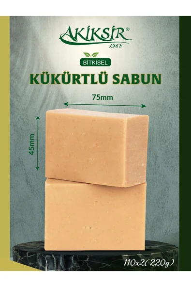 Akiksir Kükürtlü Sabun 2x110g (220G)