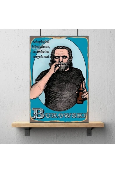 DURUSOY Ahşap Retro Mdf Poster , Komik Sözler , Duvar Yazıları , Manzara ,  Tarih , Edebiyat - Tbl0132 - Resim 3