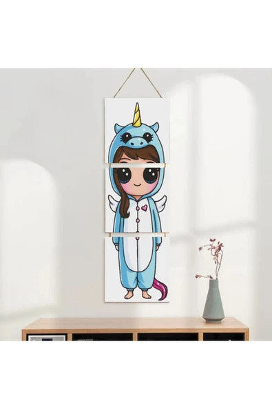 DURUSOY Ahşap Katlanabilir 3Lü Tablo - Tbl0109 - Resim 3