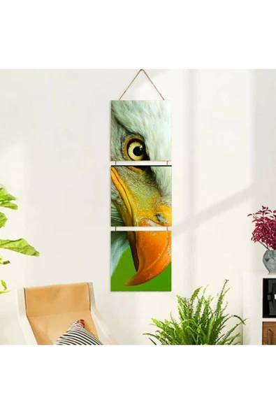 DURUSOY Ahşap Katlanabilir 3Lü Tablo - Tbl0037 - Resim 2