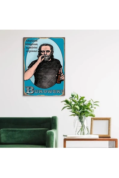 DURUSOY Ahşap Retro Mdf Poster , Komik Sözler , Duvar Yazıları , Manzara ,  Tarih , Edebiyat - Tbl0132 - Resim 2