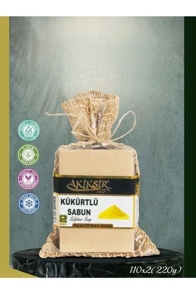 DURUSOY AKİKSİR Doğal Kükürt Sabunu 2x110gr