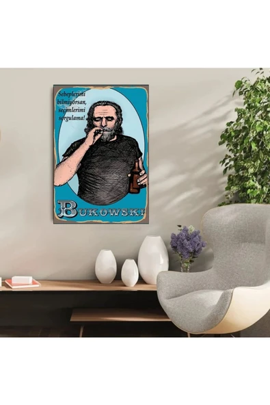 DURUSOY Ahşap Retro Mdf Poster , Komik Sözler , Duvar Yazıları , Manzara ,  Tarih , Edebiyat - Tbl0132