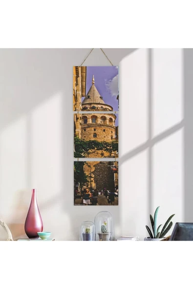 DURUSOY Ahşap Katlanabilir 3Lü Tablo - Tbl0091 - Resim 4