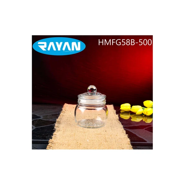 Rayan Cam Kavanoz HMFG58B-500