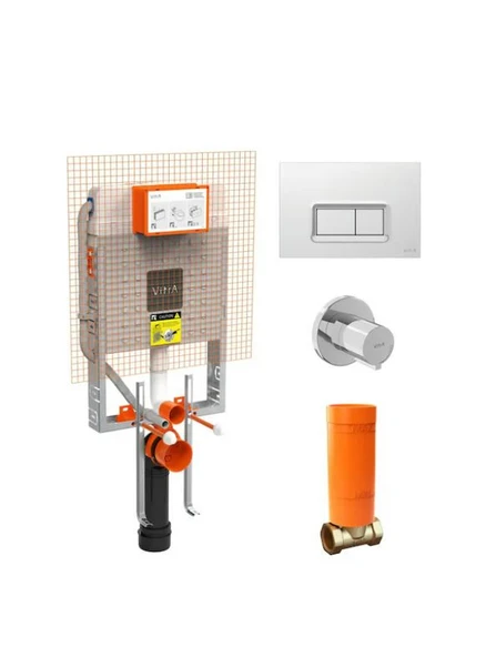 VitrA 800-1868 V8 Asma Klozet Gömme Rezervuar Seti