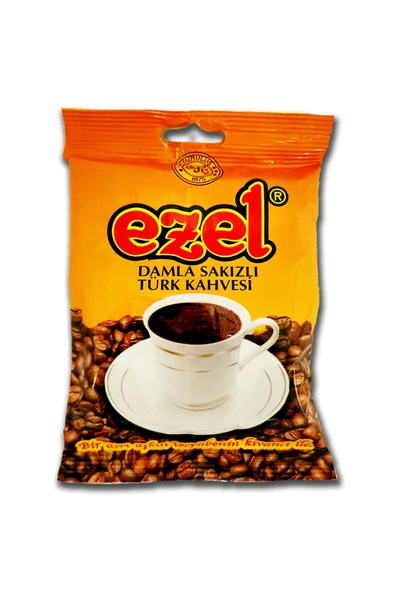 Ezel  Türk Kahvesi Damla Sakızlı Orta Kavrulmuş Öğütülmüş - 100gr