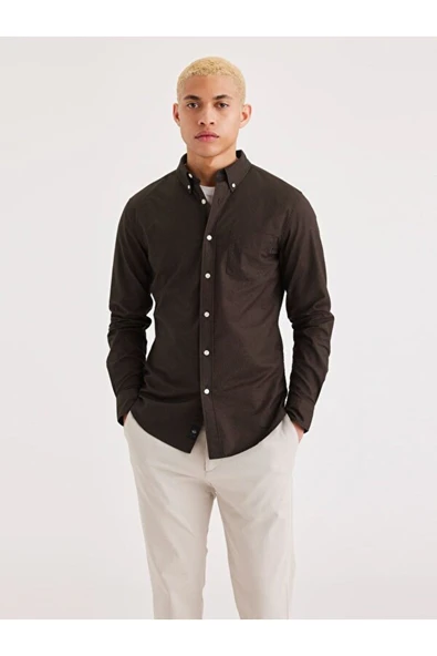 Dockers Minimalist Uzun Kol Erkek Gömleği - Günlük Şıklık