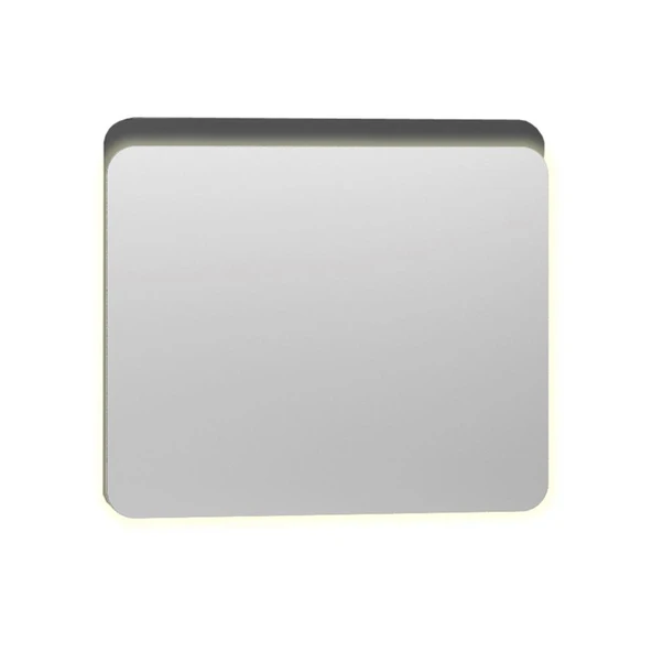 Vitra Nest Trendy Led Aydınlatmalı Ayna, 80 Cm, Parlak Antrasit 56162