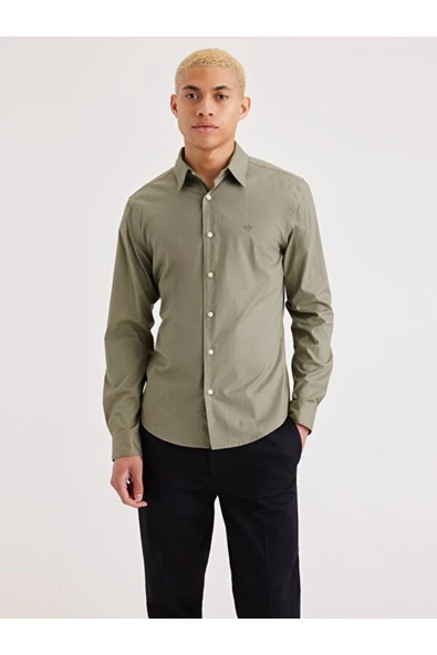 Dockers Minimalist Uzun Kol Erkek Gömleği - Günlük & İş