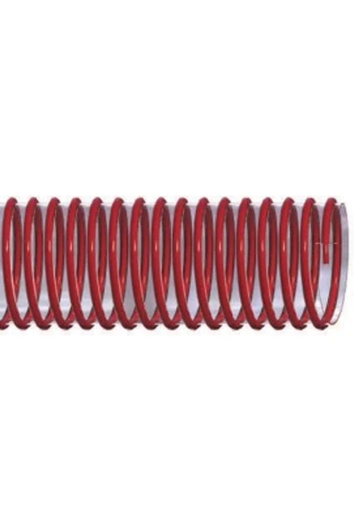 Kırmızı Verici Spiral Hortum (102mm) (4''inch) (5Metre)