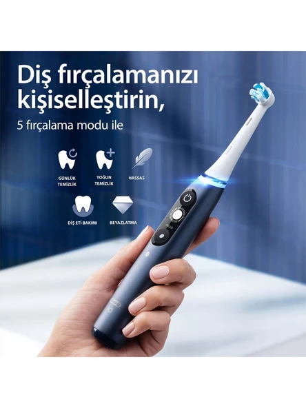 Oral-B iO 7 Şarjlı Mavi Diş Fırçasıı Sapphıre Blue - 3