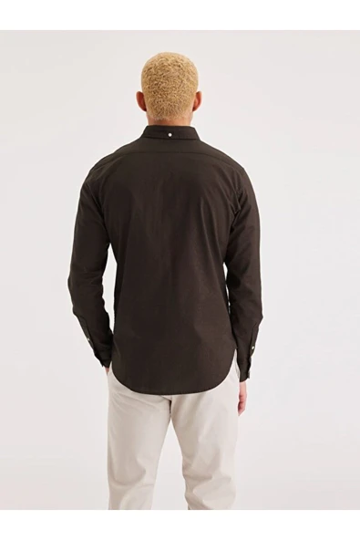 Dockers Minimalist Uzun Kol Erkek Gömleği - Günlük Şıklık - 2