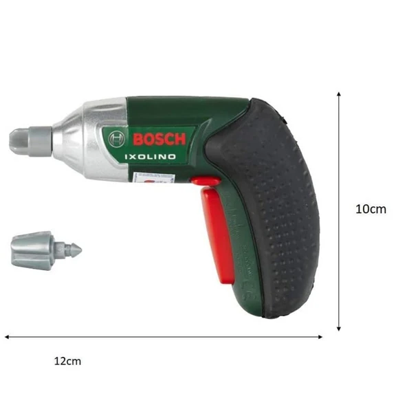 8602 Bosch Ixolino Sesli ve Işıklı Oyuncak Matkap Tamir Seti - Resim 2
